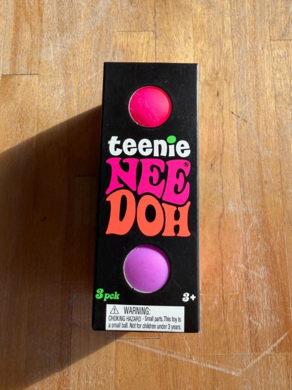Schylling NeeDoh Teenie 3 Pack (Pink, Blue, Purple)